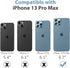 KANGHAR Designed for iPhone 13 Pro Max Case with Strap Luxury Love Heart Plating Gold Bumper Phone Cover Wristband Kickstand Full Body Protective ...