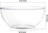 Youngever 4 Pack 115OZ Large Clear Plastic Mixing and Serving Bowls, Popcorn Bowls, Salad Bowls, Chip and Dip Serving Bowls...