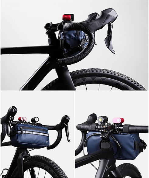 Bicycle Front Handlebar Bag,Multifunctional Waterproof Shoulder Bag Cycling Crossbar Front Bag Waist Bag for Sport Bicycle Professional Cycling Ac...