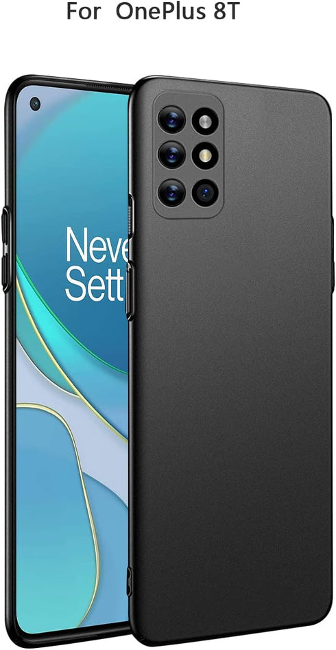 Bastmei for OnePlus 8T + 5G Case, Extremely Light Ultra-Light Super Slim Camera Protection Hard PC Cover Case for OnePlus 8T + 5G (Gravel Black)...