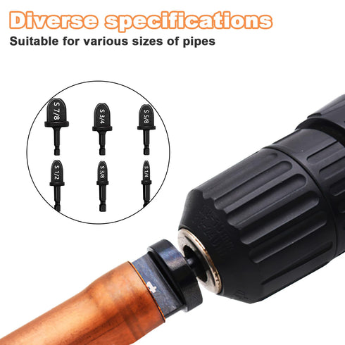 HVAC Tools Kit, HVAC Swaging Tool, Carbon Steel Professional Tube Expander Tool, Air Conditioner Tube Expander Swaging Tool?Flaring Tool HVAC 1/4'...