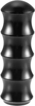 X AUTOHAUX 1 Set 12cm Gear Shift Knob Aluminum Alloy Bamboo Style Gear Shifter Car Interior Shift Knob Black...