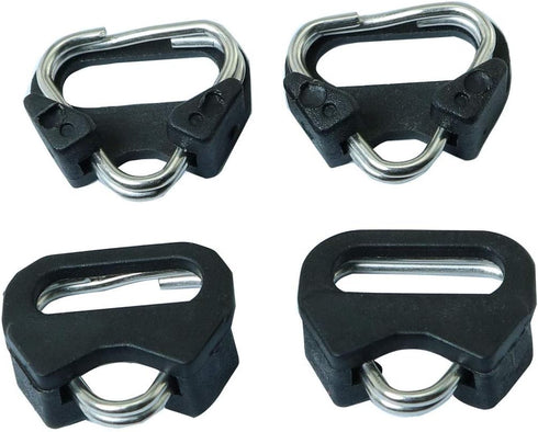 4pcs Camera Strap Triangle Split Ring Hooks with Plastic Bracket Camera Straps Luggage Accessories...