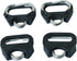 4pcs Camera Strap Triangle Split Ring Hooks with Plastic Bracket Camera Straps Luggage Accessories...