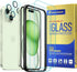 ArmorSuit Glass Screen Protector for iPhone 15 Plus + Camera Lens Protector 2+2 Pack, Tempered Glass Case Friendly (w/Alignment Tool)...