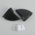 Alise 2 Pcs Adjustable Brackets Board/Glass Floating Shelf Brackets Wall Mount Shelves Support Holder Accessories,BL007B-2P Black Finish...