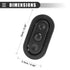 Motoforti Left Steering Wheel Switch, Audio Radio Control Buttons Switch, for Jeep Grand Cherokee 2005-2010, Plastic, 04685729AB, Black...