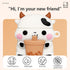 Cute Boba Tea Cow Airpods Case with Cleaner kit,3D Cartoon Funny Kawaii Fashion with Keychain for Girls Boys Kids for Airpod Case 2nd&1st Generati...
