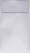 LUXPaper #5 1/2 Coin Envelopes in 80 lb. Silver Metallic for Coin Collections, Small Inventory Items, and Stamps, 50 Pack, Envelope Size 3 1/8 x 5...