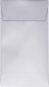 LUXPaper #5 1/2 Coin Envelopes in 80 lb. Silver Metallic for Coin Collections, Small Inventory Items, and Stamps, 50 Pack, Envelope Size 3 1/8 x 5...
