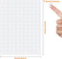 Zonon Double Sided Adhesive Dots Clear Glue Point Tape Stickers Balloon Glue Round No Traces Strong Adhesive Sticker Waterproof Dot Sticker for Cr...