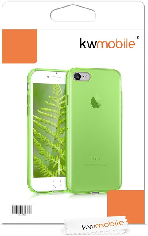 kwmobile Case Compatible with Apple iPhone SE (2022) / iPhone SE (2020) / iPhone 8 / iPhone 7 - Clear Case Soft Slim Flexible Protective TPU Phone...