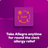 Allegra Adult 24HR Non-Drowsy Antihistamine, 30 Tablets, Fast-Acting Allergy Symptom Relief, 180 mg...
