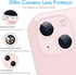 Xfilm Bling Diamond Individual Camera Lens Protector for iPhone 13 / iPhone 13 Mini, HD Clear Tempered Glass Camera Lens Screen Protection Cover, ...