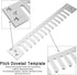 9/16 Inch Pitch Dovetail Template Router Template Kit for Through Dovetail and Box Joints Wood Dovetail Tenoner Woodworking Tool...