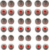 Earbud Tips Soft and Comfortable Silicone Earbud Tips Ear Bud Replacement Pieces Silicone Fit Most in-Ear Headphones?Inner Hole 3.8mm -5.5mm?18 Pa...