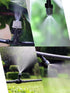 Kalolary 100 Pairs Misting Drippers Atomizing Sprinkler with Tee Joints for Misting Watering Plant Automatic Grip Irrigation Kits Lawn Garden Supp...
