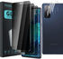 3 Pack Privacy Screen Protector for Samsung Galaxy S20 FE With 3 Pack Camera Lens Protector, Anti Spy Tempered Glass 9H Hardness, Black Protector ...