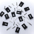 12 Pcs Metal Mirror Holder Clips Wide Channel Mirror Holder Frameless Mirror Mounting Hardware Mirror Hooks Heavy Duty Mirror Hangers Retainer Cli...