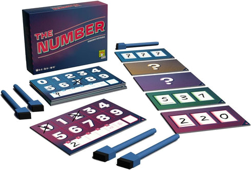 The Number Party Game Fun Risk Taking Strategy Board Game for Family Game Night Great Family Game for Kids and Adults Ages 8+ 3-5 Players Avg. Pla...