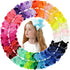 30PCS Big 6 Inch Hair Bows for Girls Grosgrain Ribbon Toddler Hair Accessories with Alligator Clips for Toddlers Baby Girls Kids Teens...