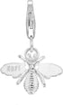 925 Sterling Silver 3D Honey Bee Clip On Charm Lobster Clasp for Bracelet Necklace Jewelry...