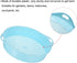 MECCANIXITY Garden Sifting Pan, Round Potting Sieve Plastic Mesh Filter Soil Screen Gardening Tool for Garden Yard, Blue 2 Pack...