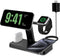 Magnetic Charging Station,PDKUAI for MagSafe 4 in 1 Fast Wireless Charger Stand for iPhone 15,14,13,12 Pro/Max/Mini/Plus, Apple Watch 9/8/7/6/SE/5...