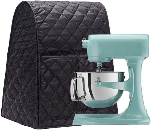 Kitchen Aid Mixer Cover, Black Mixer Covers, Stand Mixer Accessories Compatible With Kitchenaid Hamilton Mixers, Mixer Dust Cover Fits Fits All Ti...
