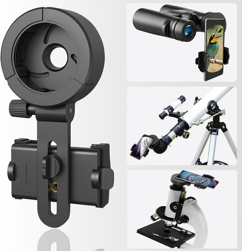 Eyeskey Universal Phone Adapter - Capture Stunning Moments with Your Smartphone through Binoculars, Monoculars, Scopes, Telescopes, and Microscope...