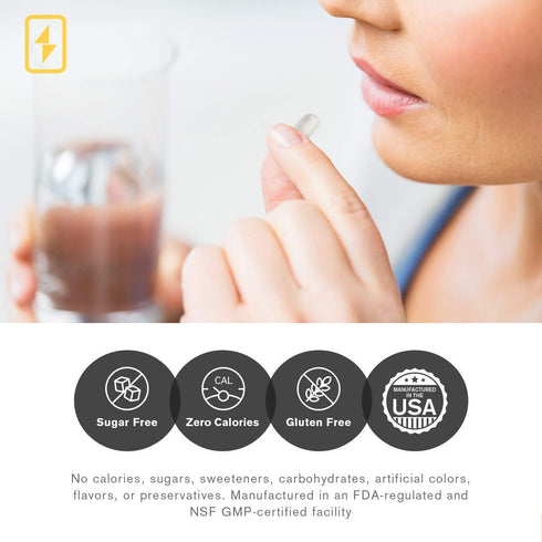 LyteCaps Electrolyte Tablets - 60 Vegetarian Capsules - for Serious Rehydration and Cramps, Dehydration - Magnesium, Potassium, Sodium and Zinc - ...