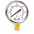 Lead-Free Water Pressure Gauge Liquid Filled 60 Psi 2" Dial, Stainless Steel Case, 1/4" NPT Lower Mount, Water Pressure Gauge for Home...