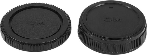 Haoge Camera Body Cap and Rear Lens Cap Cover Kit for Olympus OM Mount Camera Lens...