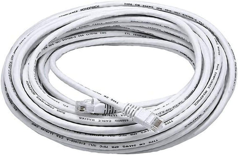 Monoprice 103419 Cat6 Ethernet Patch Cable - Network Internet Cord - RJ45, Stranded, 550Mhz, UTP, Pure Bare Copper Wire, 24AWG, 2ft, Black...