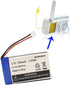 AOLIKES 1500mAh 3.7v Batteries Pack Replacement for Infant Optics DXR-8 Video Baby Monitor (2 Pack)...