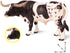 Flormoon Animal Figures Realistic Texas Longhorn Bull Plastic Early Educational Toys Cupcake Topper Party Gift for Kids 3+ Year Old(Male)...