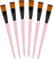 6 Pcs 1 inch Flat Paint Brushes Acrylic Paint Brush Paintbrushes for Acrylic Paint Flat Brush Synthetic Nylon Craft Artist Brushes for Painting Oi...