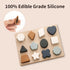 Mamimami Home Toddlers Shape Puzzle Montessori Learning Shape Toy Board for Kids Preschool Boys & Girls Educational Learning Silicone Shape Toys...