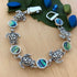 Sea Turtle Bracelet Charms with Abalone...