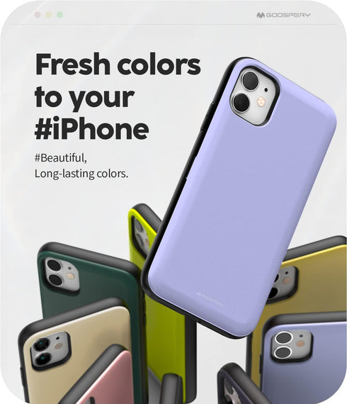 GOOSPERY Magnetic Door Bumper Compatible with iPhone 11 Case, Card Holder Wallet Easy Magnet Auto Closing Protective Dual Layer Sturdy Phone Back ...