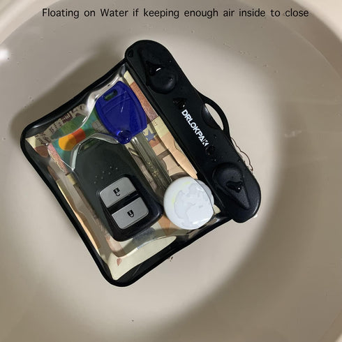 Submersible Waterproof Wallet Surf Dry Car Key FOB Case Bag 2Pack Waterproof Pouch Holder For Key Credit Door Ship Card Cash ID Driver Fishing Hun...