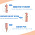 8 Pcs Blue Ink Ballpoint Pen with Stylus Tip 2 in 1 Stylus Ballpoint Pen Metal Pens Stylus Pen for Touch Screens School Office Coworkers (Pink Ros...