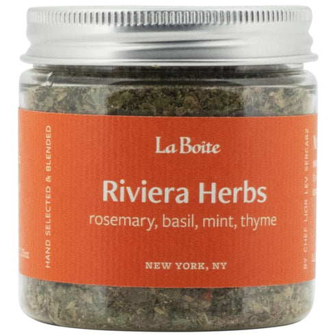 La Boite - RIVIERA HERBS, Spice Blend rosemary, basil, mint, thyme - Great for grilling, roasting, sauces, pasta, vegetables, Mediterranean dishes...