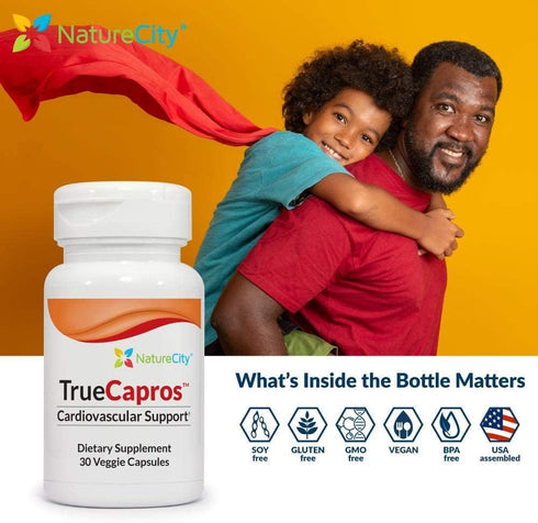True-Capros Amla Fruit Extract Supplement Polyphenol Antioxidant Power Supports Cardiovascular Heart Health (30 Veggie Capsules) Non-GMO Vegan Fri...