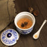 Retro Ceramic Blue and White Sugar Bowl Seasoning Pot Storage Jar with Lid...