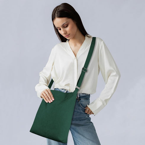Kememo Corduroy Hobo Bag Crossbody Tote Bag with Zipper, Large Capacity Shoulder Bag Handbags Shopping Bag for Women...