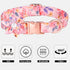 Dog Collar with Daisy Tie, 3 Patterns Soft & Comfty Flower Print Padded Pet Collars with Strong Metal Buckle for Boy and Girl Dogs(Pink, L)...