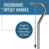 DMI Walking Cane for Adult Men and Women, FSA Eligible, Lightweight and Adjustable, Ergonomic Hand Grip and Wrist Strap...