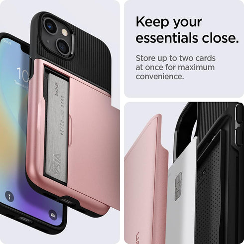 Spigen Slim Armor CS Designed for iPhone 13 Case (2021) - Rose Gold......