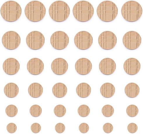 SEMINI 36 Pieces Mixed 6 Sizes Metal Button Alloy Shank Button Round Shaped Sewing Button for Women Men Suit Woolen Coat Shirt Trousers Sewing Cra...